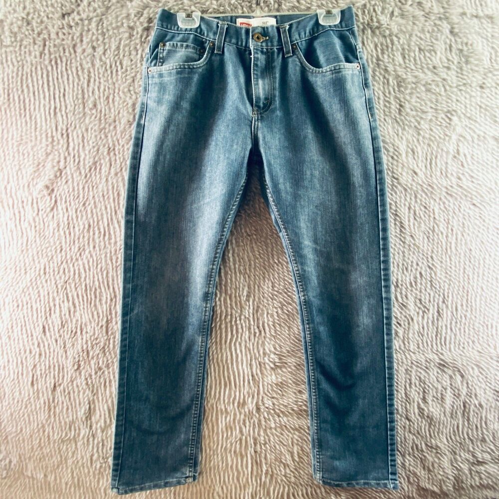 Levi's 511 Women's Jeans 29x30 Medium Wash Denim Slim Bootcut Mid Rise